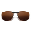 Square Polarized Clip-On Sunglasses – UV400 Anti-Glare